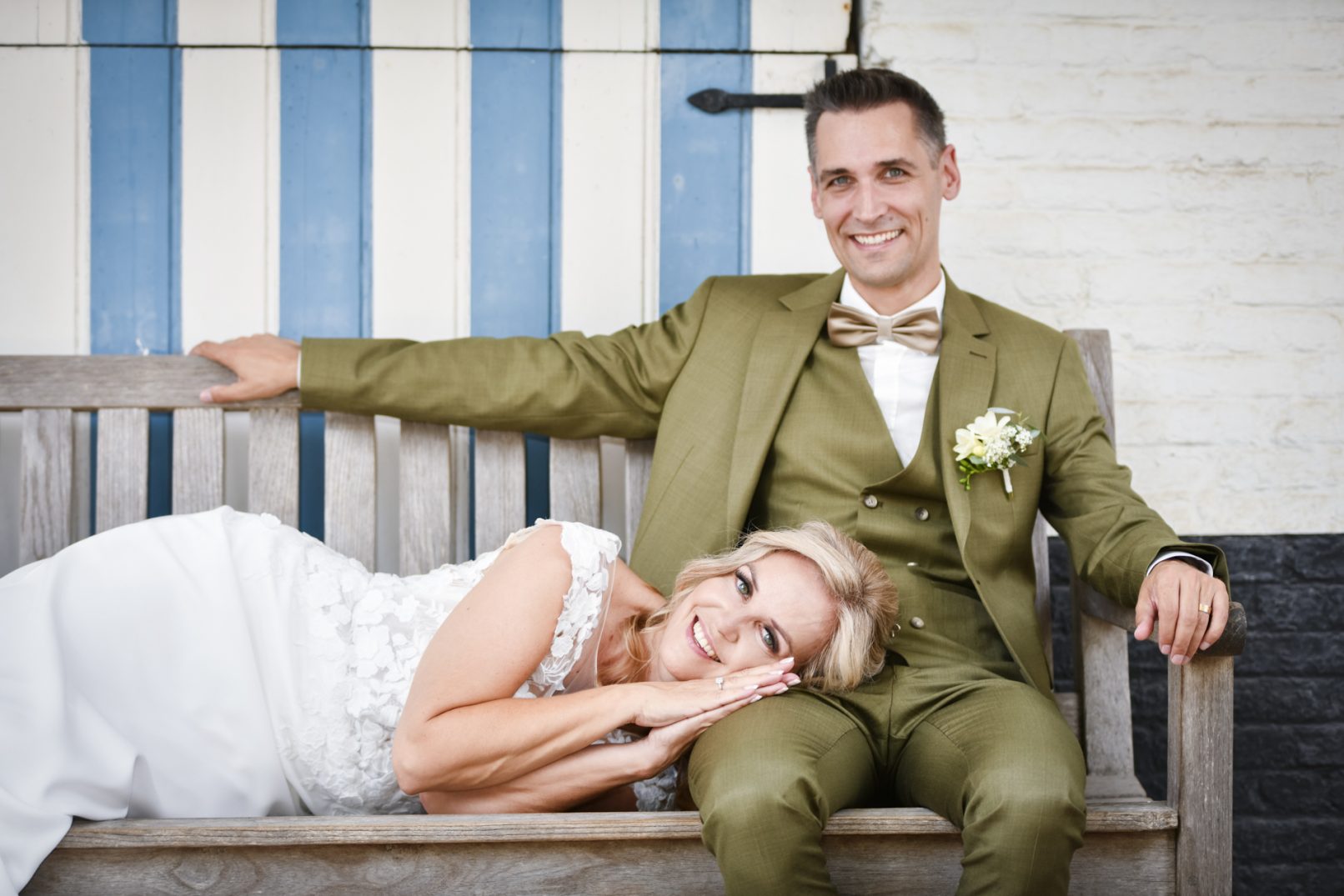 Moment uit het huwelijk van Wim en Mieke bij Hof ter Saksen, gefotografeerd door Fotografie Magnus.